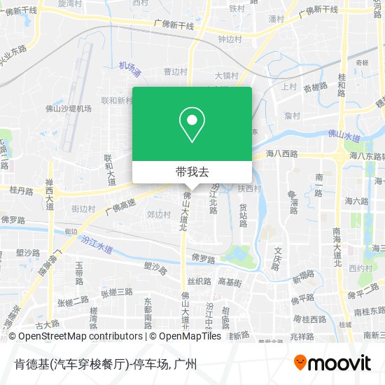 肯德基(汽车穿梭餐厅)-停车场地图