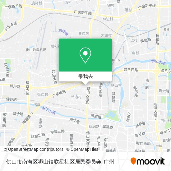 佛山市南海区狮山镇联星社区居民委员会地图