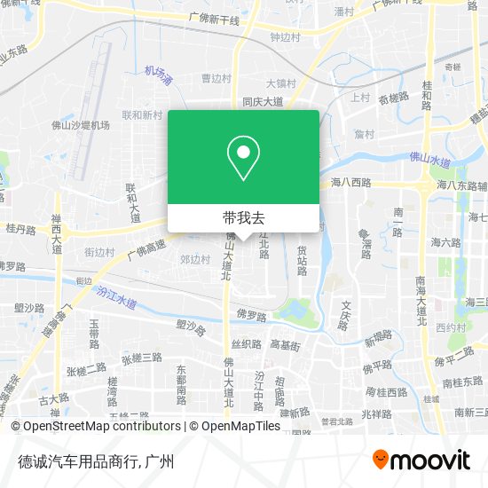 德诚汽车用品商行地图