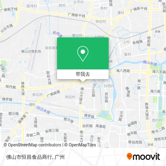 佛山市恒昌食品商行地图