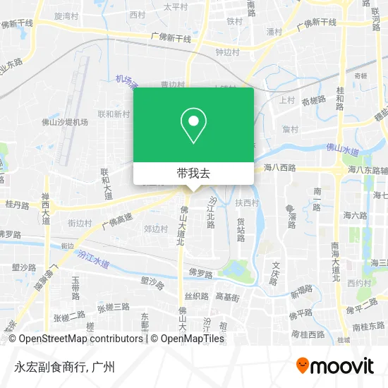 永宏副食商行地图