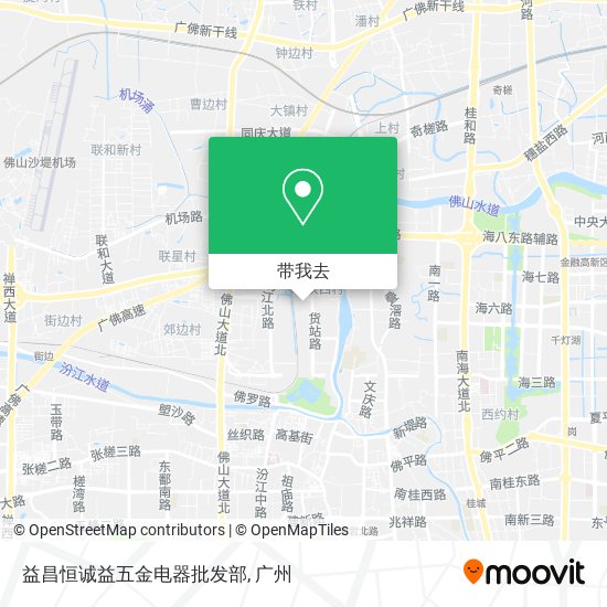 益昌恒诚益五金电器批发部地图