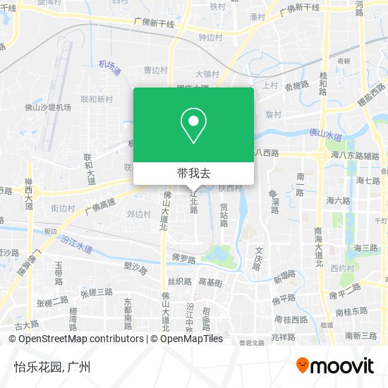 怡乐花园地图