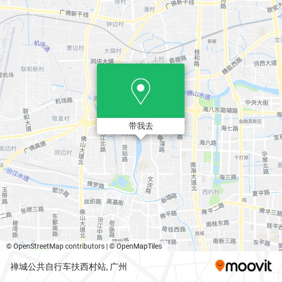 禅城公共自行车扶西村站地图