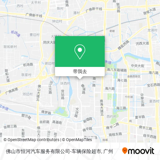 佛山市恒河汽车服务有限公司-车辆保险超市地图