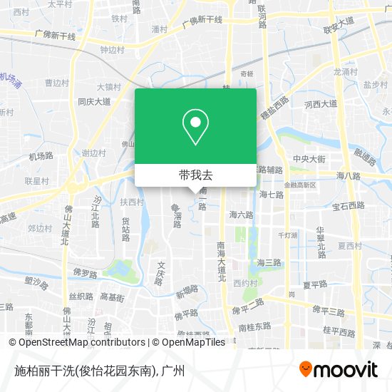 施柏丽干洗(俊怡花园东南)地图