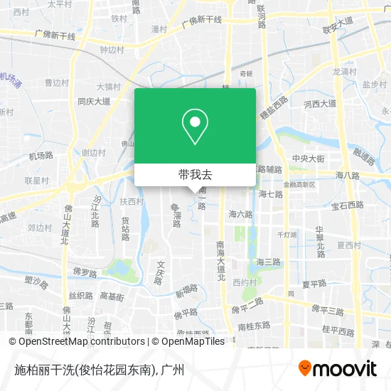 施柏丽干洗(俊怡花园东南)地图