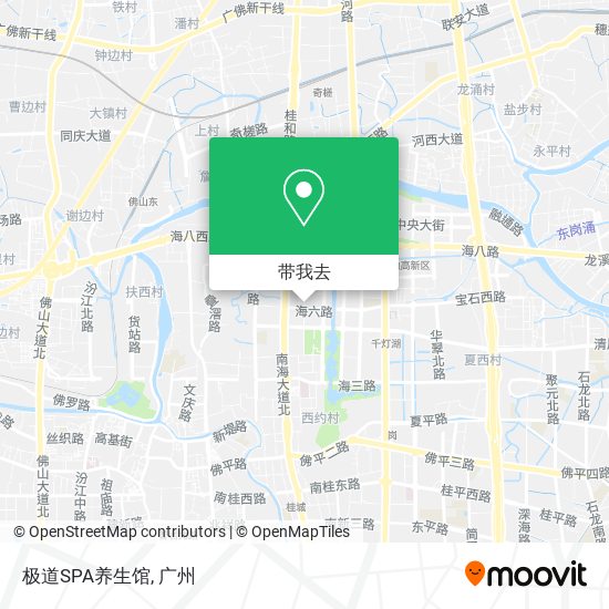 极道SPA养生馆地图