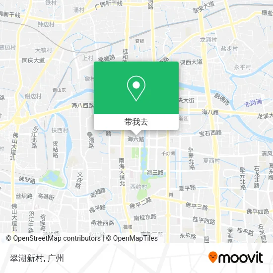 翠湖新村地图