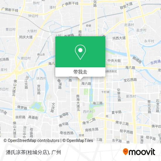 潘氏凉茶(桂城分店)地图