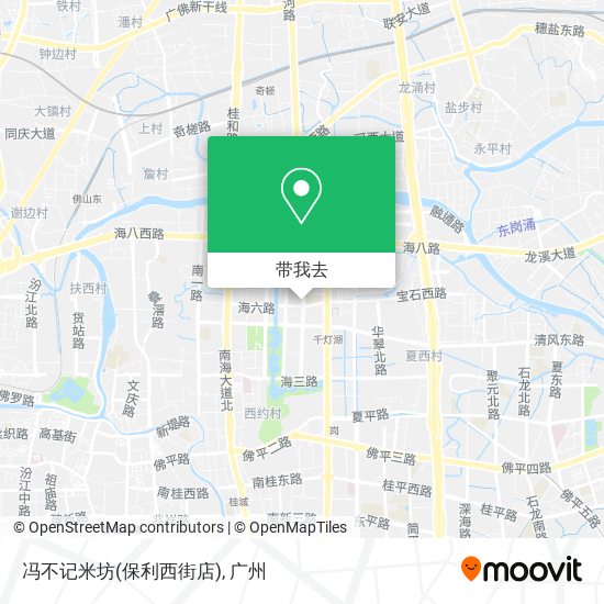 冯不记米坊(保利西街店)地图