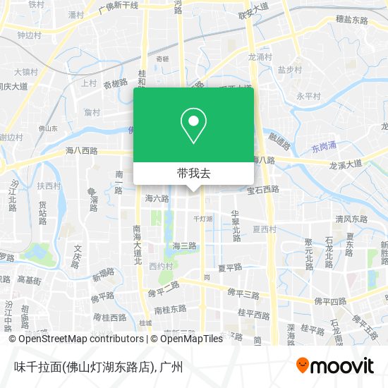 味千拉面(佛山灯湖东路店)地图