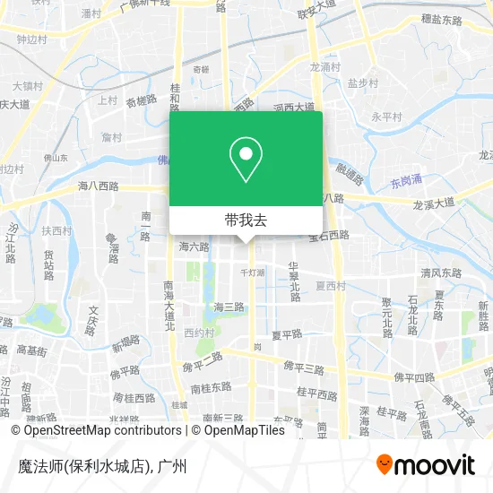 魔法师(保利水城店)地图