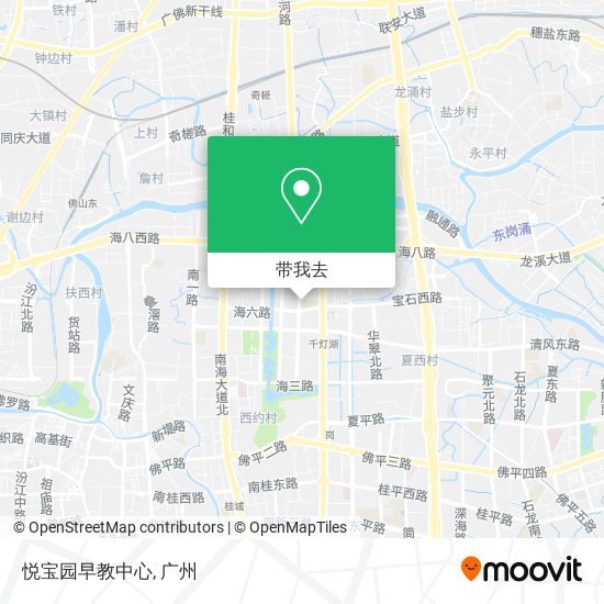悦宝园早教中心地图