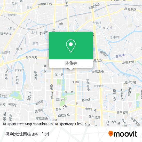 保利水城西街8栋地图