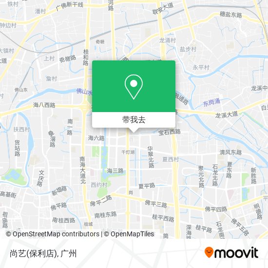 尚艺(保利店)地图