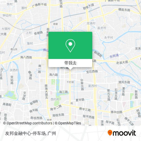 友邦金融中心-停车场地图