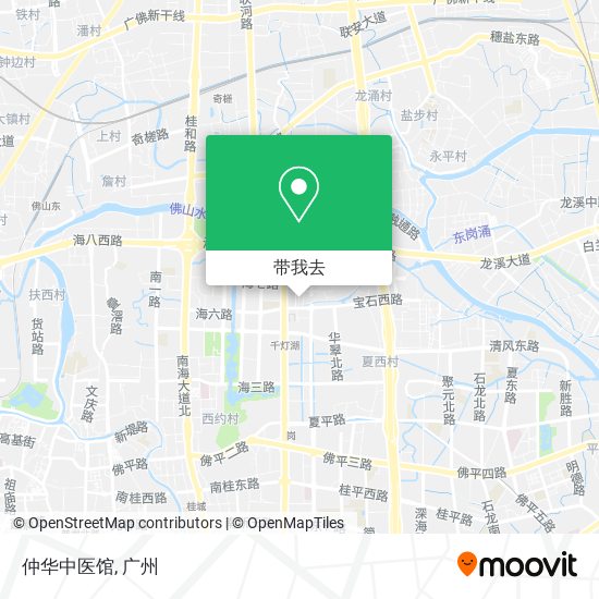 仲华中医馆地图