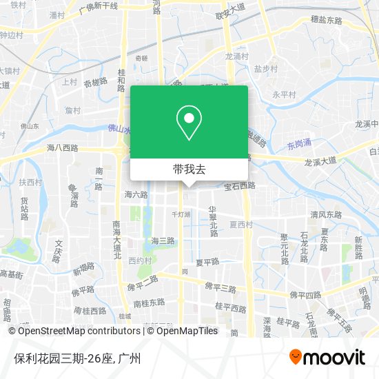 保利花园三期-26座地图