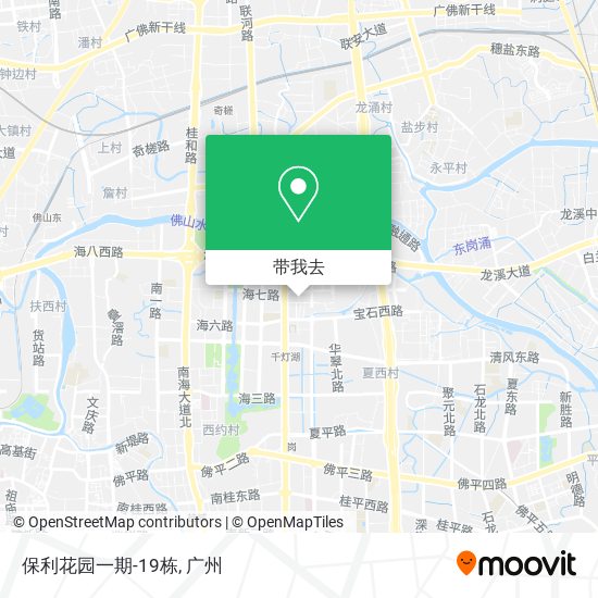 保利花园一期-19栋地图