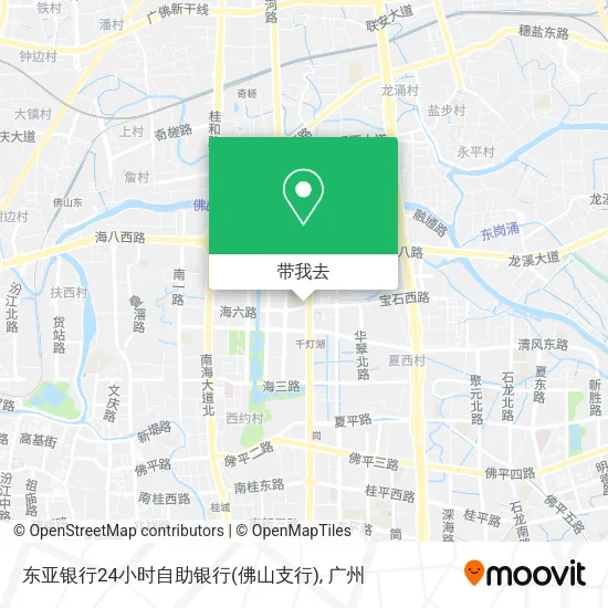 东亚银行24小时自助银行(佛山支行)地图