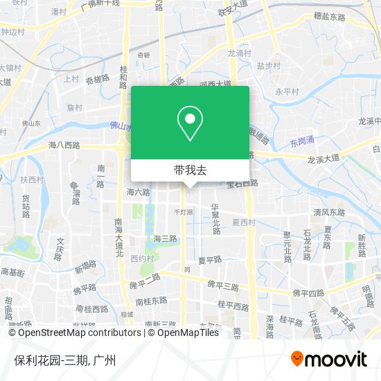 保利花园-三期地图