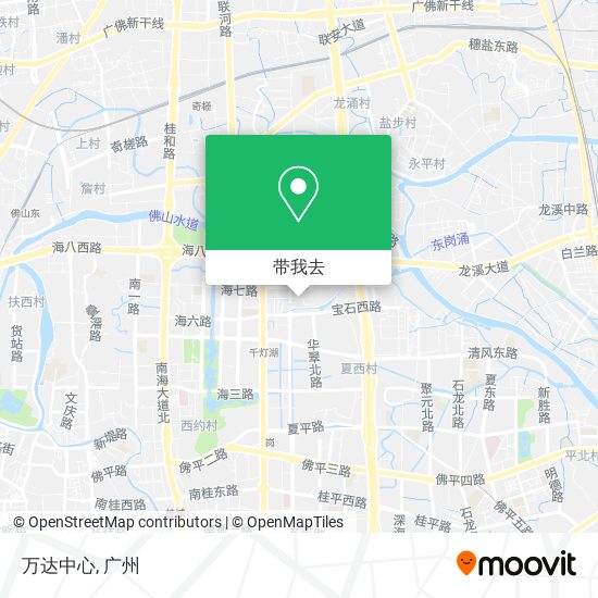 万达中心地图