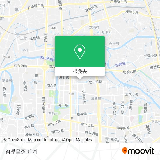 御品皇茶地图