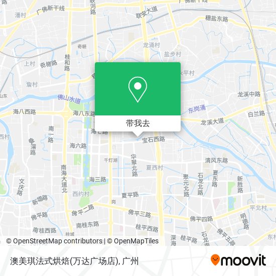 澳美琪法式烘焙(万达广场店)地图