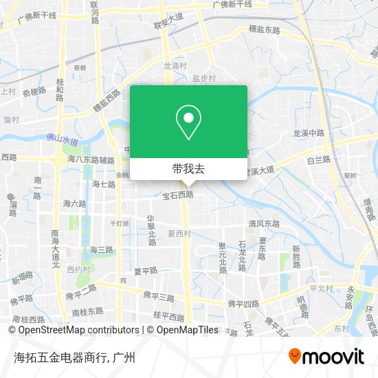 海拓五金电器商行地图
