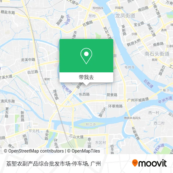 荔塱农副产品综合批发市场-停车场地图