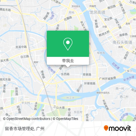 留香市场管理处地图