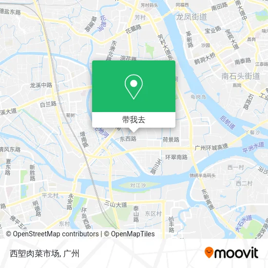 西塱肉菜市场地图