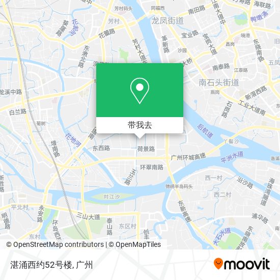 湛涌西约52号楼地图