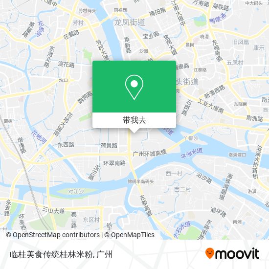 临桂美食传统桂林米粉地图