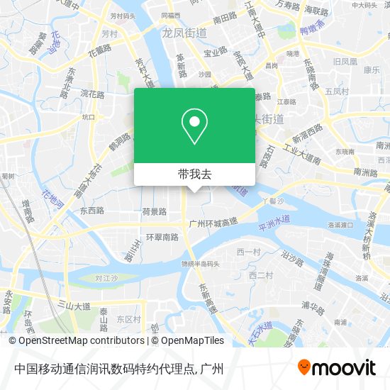 中国移动通信润讯数码特约代理点地图