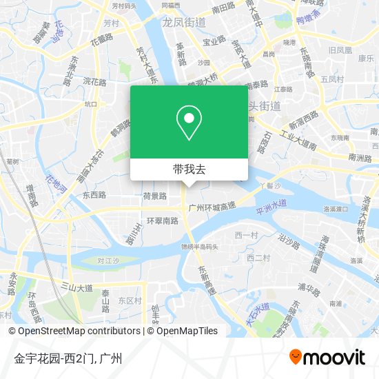 金宇花园-西2门地图