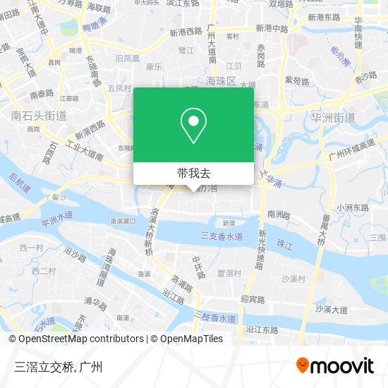 三滘立交桥地图