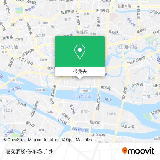 惠苑酒楼-停车场地图