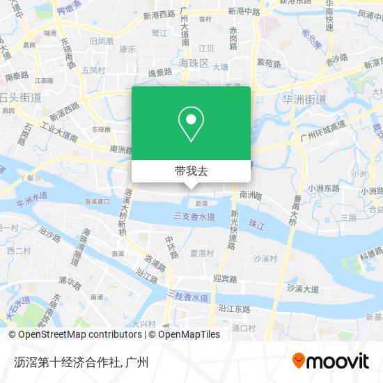 沥滘第十经济合作社地图