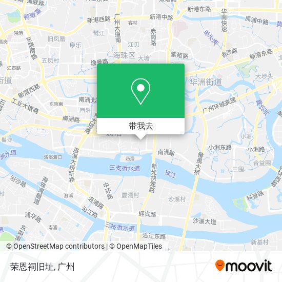 荣恩祠旧址地图