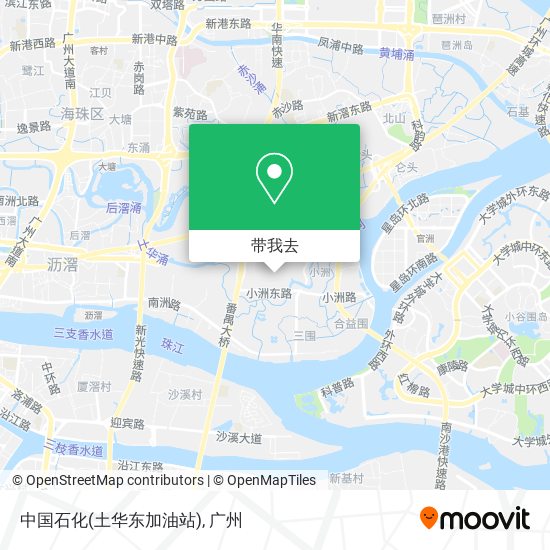中国石化(土华东加油站)地图