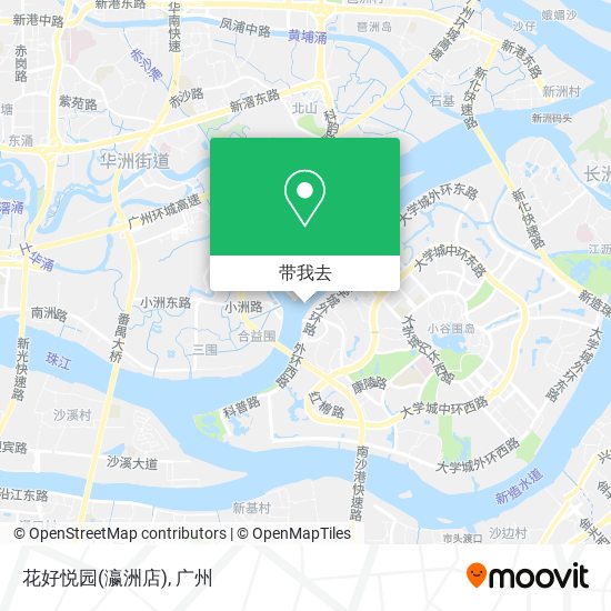 花好悦园(瀛洲店)地图