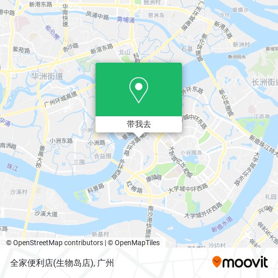 全家便利店(生物岛店)地图