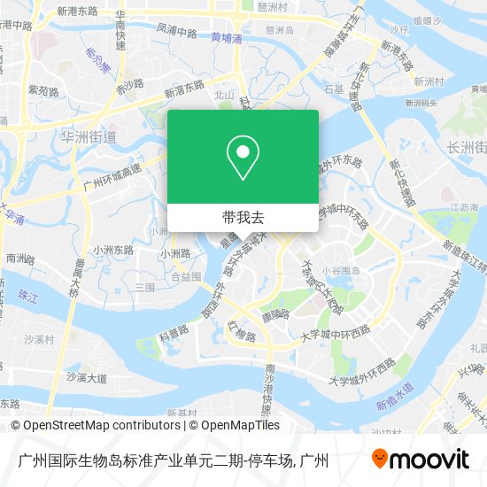 广州国际生物岛标准产业单元二期-停车场地图