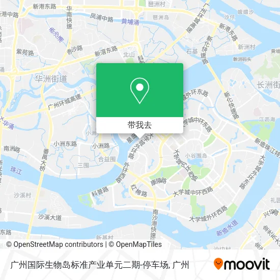 广州国际生物岛标准产业单元二期-停车场地图