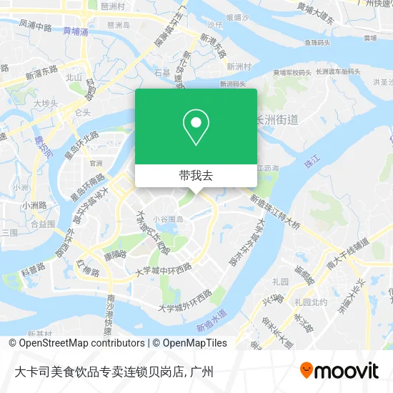 大卡司美食饮品专卖连锁贝岗店地图
