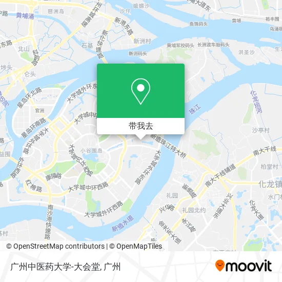 广州中医药大学-大会堂地图