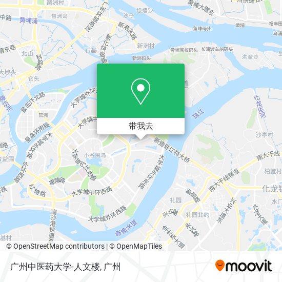 广州中医药大学-人文楼地图