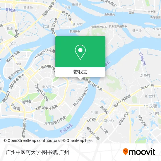 广州中医药大学-图书馆地图